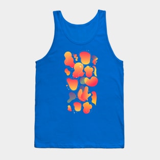 Bubbles Graphic Pattern Design Tank Top